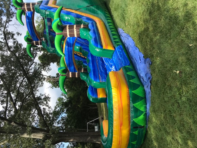 18' Tropical Slide with pool Wet or Dry